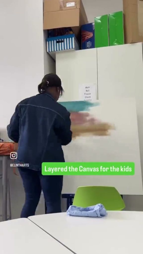 World in Colour: painting the canvas with the children